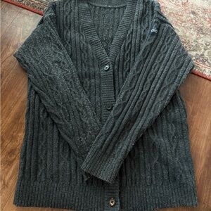 ALO Yoga Charcoal Knit Sweater